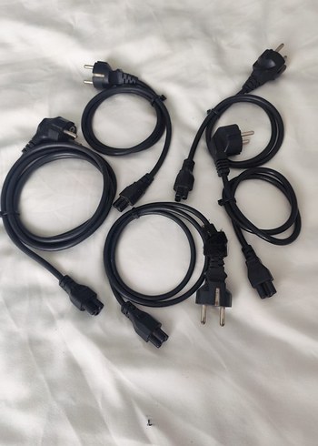 Siyah Güç Kablosu Seti - Görsel 3