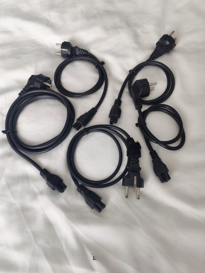 Siyah Güç Kablosu Seti - Görsel 5