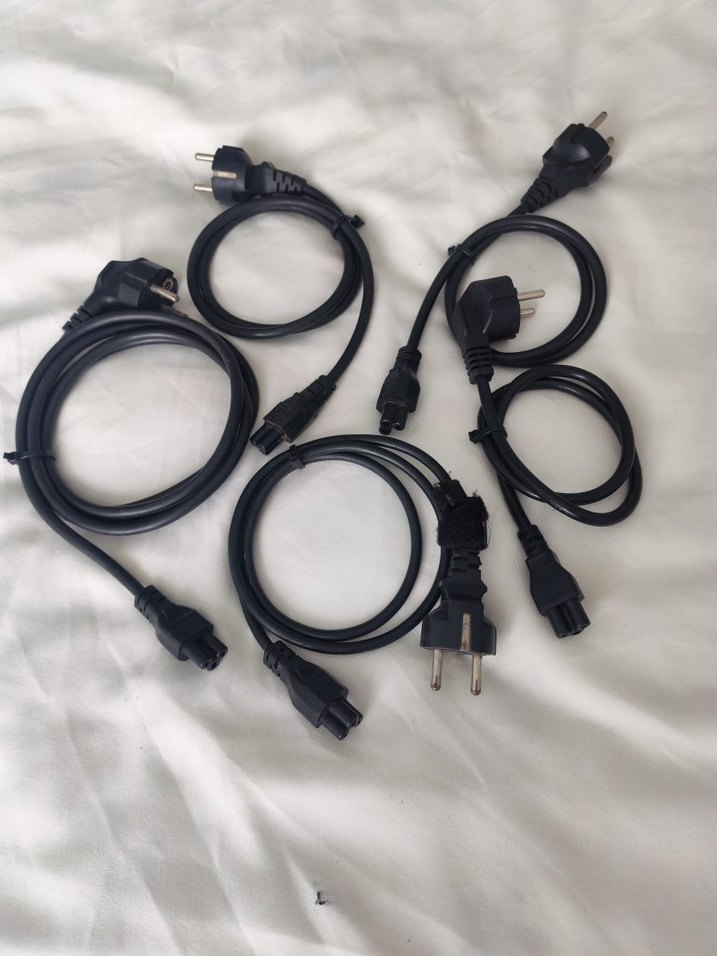 Siyah Güç Kablosu Seti - Görsel 4