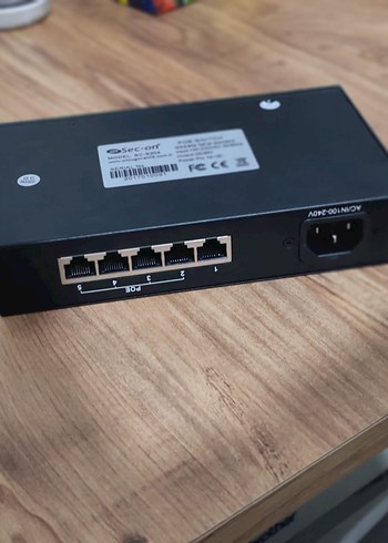 Sec-on 5 port poe switch - Görsel 9