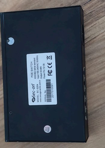 Sec-on 5 port poe switch - Görsel 5