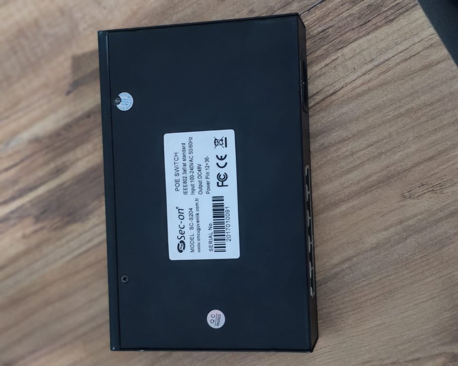 Sec-on 5 port poe switch - Görsel 5