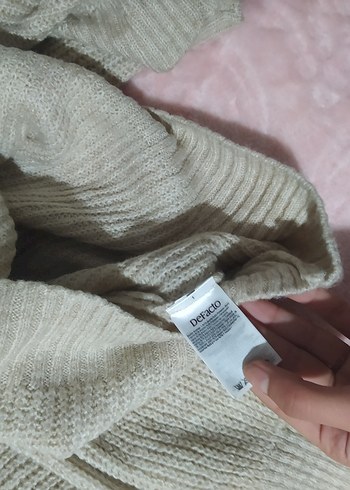 Bej Kadın Triko Boğazlı Kazak 4 tane - Görsel 4