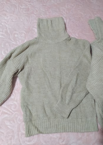 Bej Kadın Triko Boğazlı Kazak 4 tane - Görsel 3