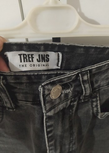 Gri Kadın Denim Normal Boy Jean - Görsel 3