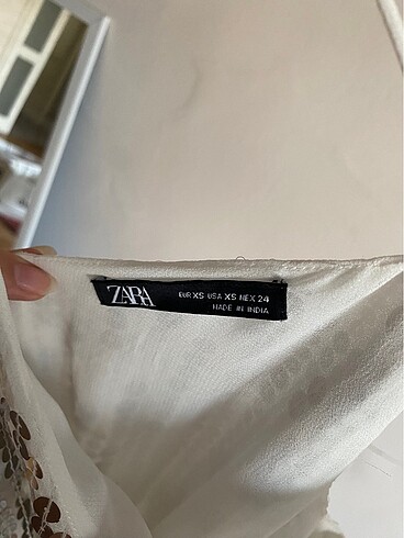 xs Beden zara elbise