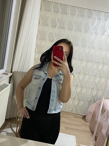 s Beden Crop kot yelek