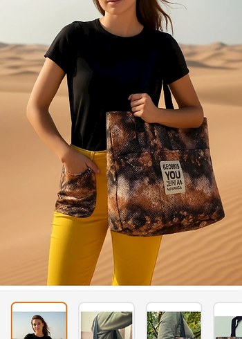 Tote büyük boy Günlük popüler omuz çantası su tutmaz yapída - Görsel 3