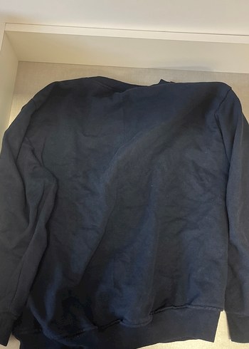 Mavi Baskılı Kadın Sweatshirt - Görsel 5