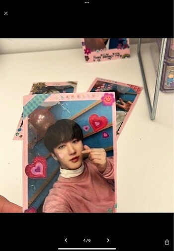 Beden beyaz Renk Straykids skz polocard photocard set