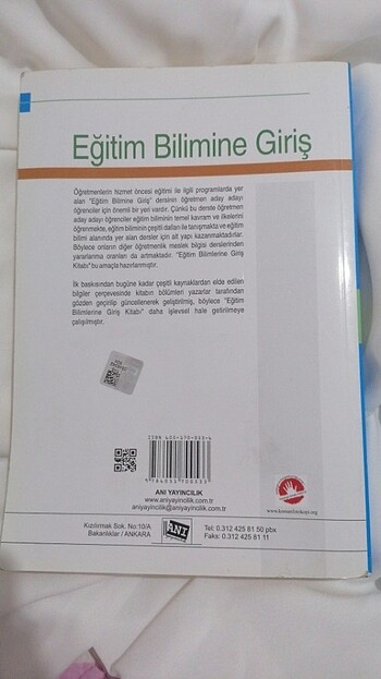  Eğitim bilimine giriş 