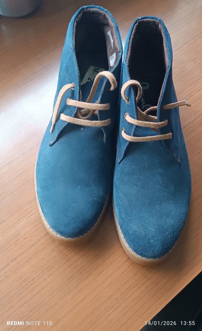 Erkek Mavi Bohem Tarz Bot - Görsel 3