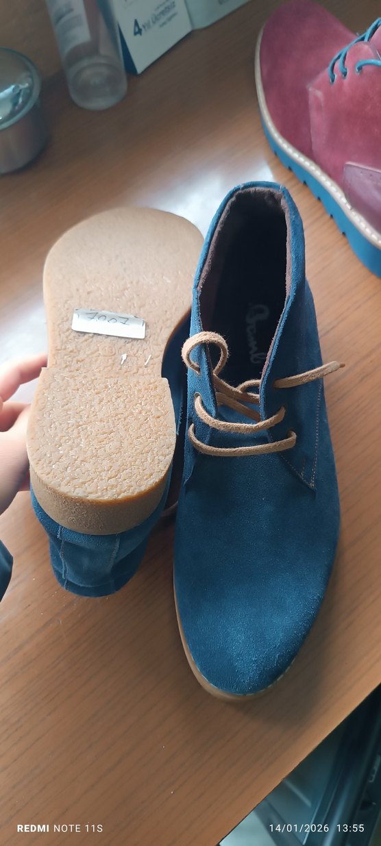 Erkek Mavi Bohem Tarz Bot - Görsel 4