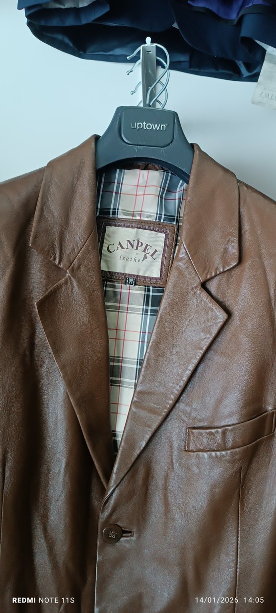 erkek deri ceket - Görsel 2