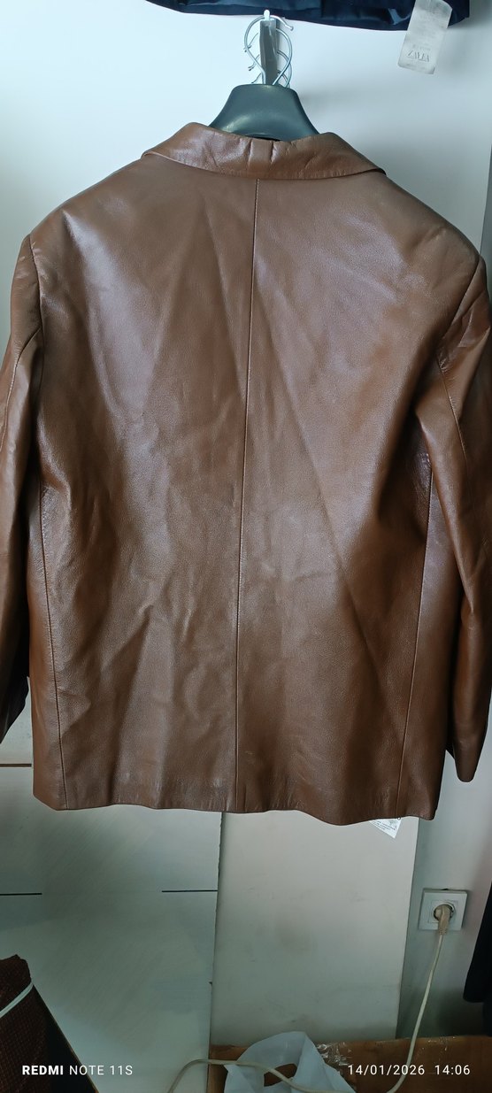 erkek deri ceket - Görsel 5