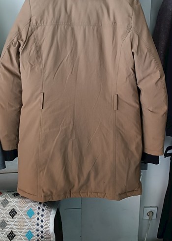 Kürklü Bej Erkek mont - Görsel 5