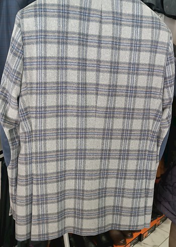 Gri Ekoseli Erkek Ceket - Görsel 7