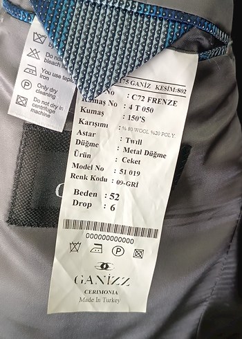 Gri Ekoseli Erkek Ceket - Görsel 5