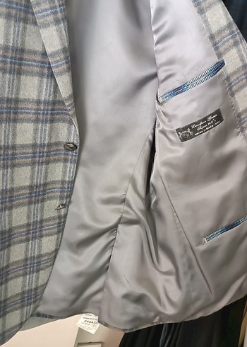 Gri Ekoseli Erkek Ceket - Görsel 2