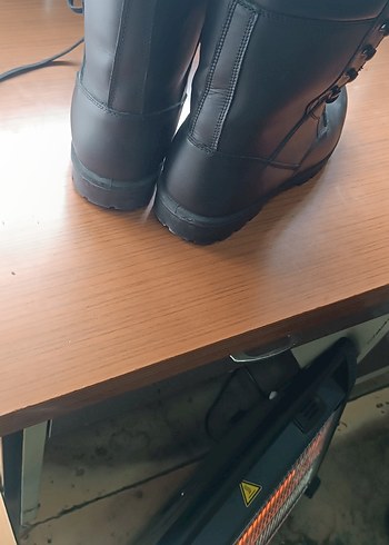 Gri Kamuflaj Desenli Bağcıklı Erkek askeri bot - Görsel 5