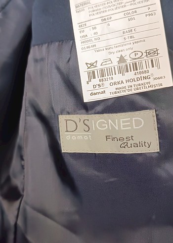 Lacivert Erkek Ofis Takım Elbise Ceketi - Görsel 2