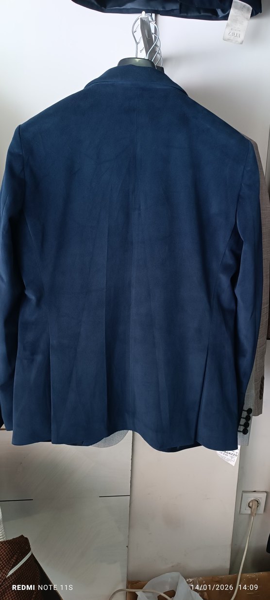 Lacivert Erkek Ofis Takım Elbise Ceketi - Görsel 5