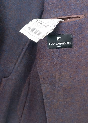 Bordo Yünlü Erkek Ceket, Düğmeli, Normal Boy - Görsel 2