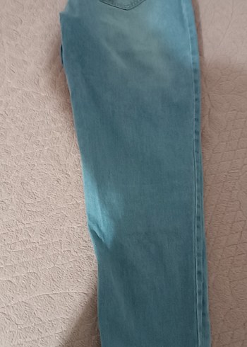 Mavi Payetli Rahat Kesim Kadın Kot Pantolon - Görsel 5