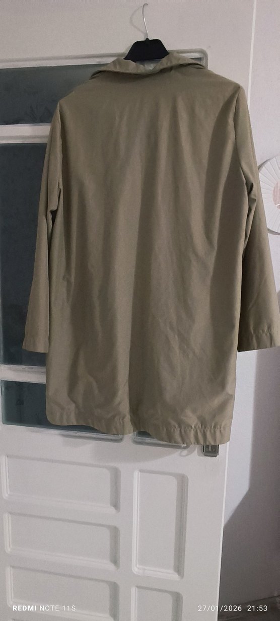 kadın ince trençkot - Görsel 3