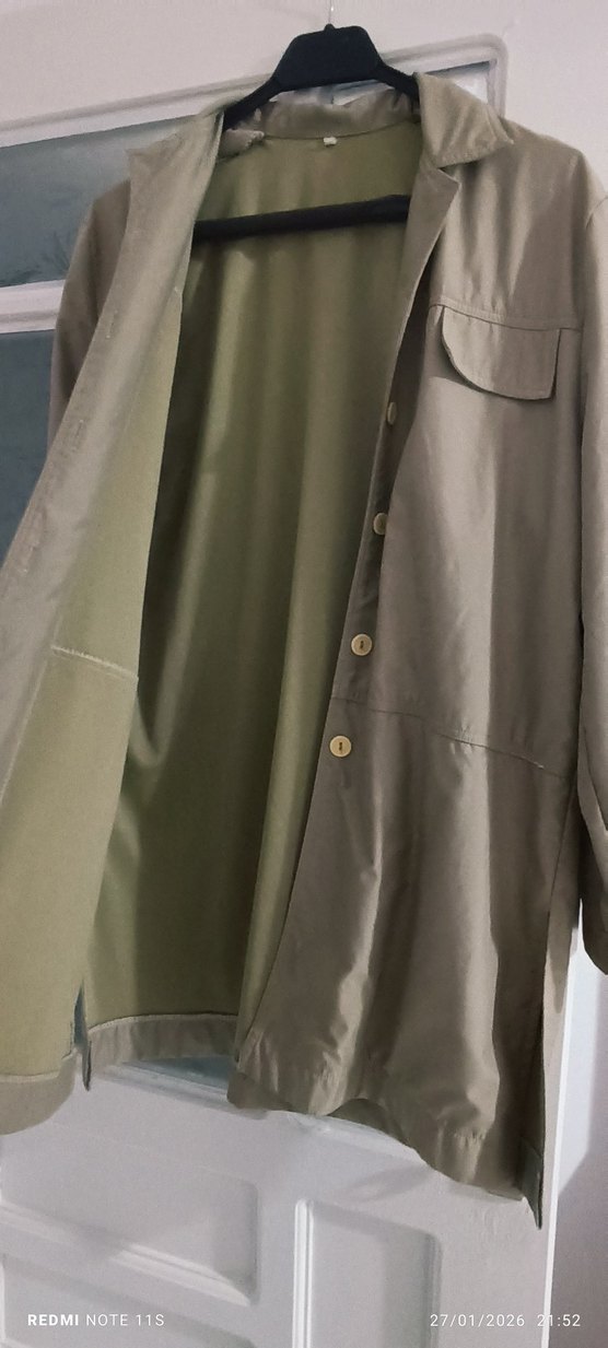 kadın ince trençkot - Görsel 2