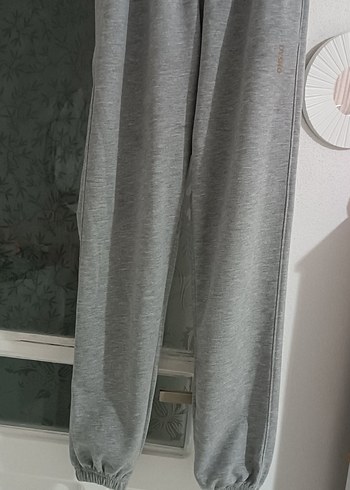 Gri Kadın Fermuarlı Rahat Eşofman Takımı - Görsel 3