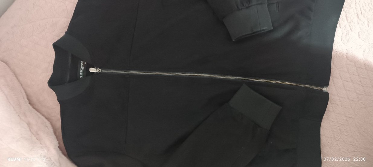 Siyah Fermuarlı erkek Bomber Ceket - Görsel 4