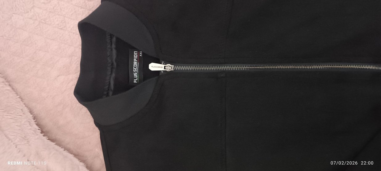 Siyah Fermuarlı erkek Bomber Ceket - Görsel 5