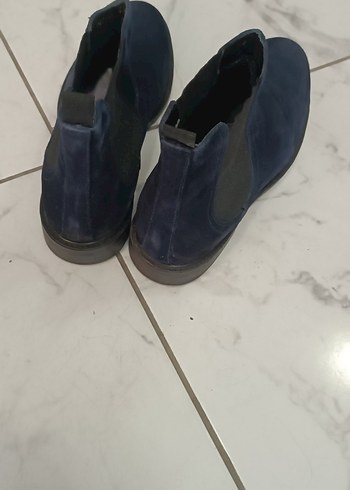 Erkek Lacivert Süet Bot - Görsel 4