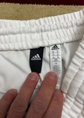 Adidas Beyaz Rahat Kesim Eşofman Altı - Görsel 3