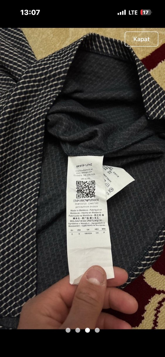 Erkek Gri Kısa Kollu Polo Tişört - Görsel 3