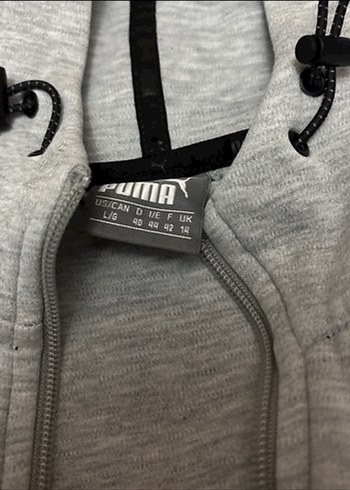 Gri Kapüşonlu Fermuarlı Erkek Sweatshirt - Görsel 2