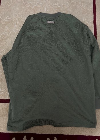 Gri Erkek Sweatshirt Uzun Kollu Rahat Kesim - Görsel 4