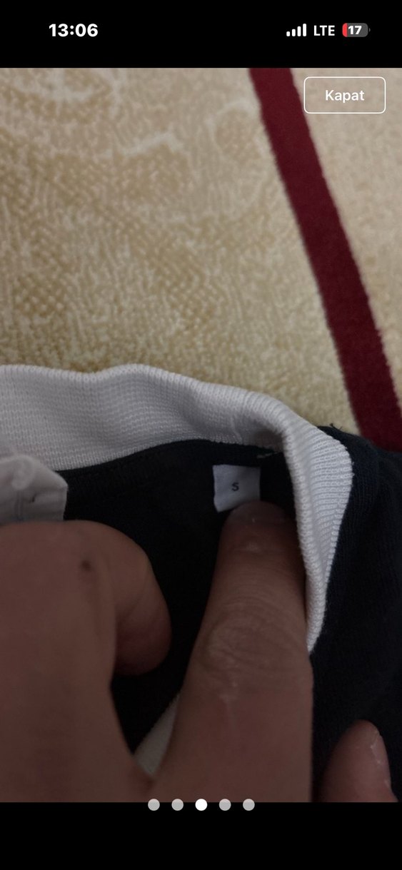 Siyah Beyaz Pamuk Erkek Tişört - Görsel 3