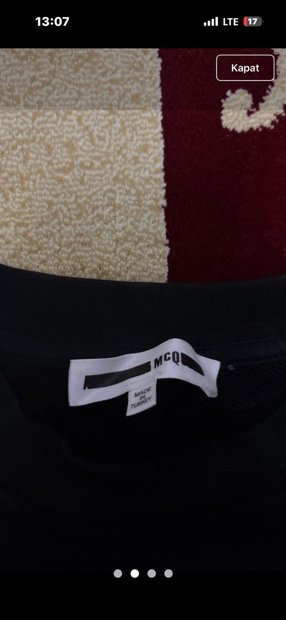 Siyah Erkek Sweatshirt Uzun Kollu - Görsel 2