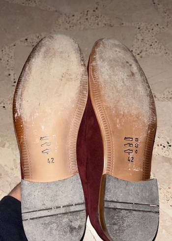 Bordo Süet Püsküllü Erkek Klasik Ayakkabı - Görsel 3