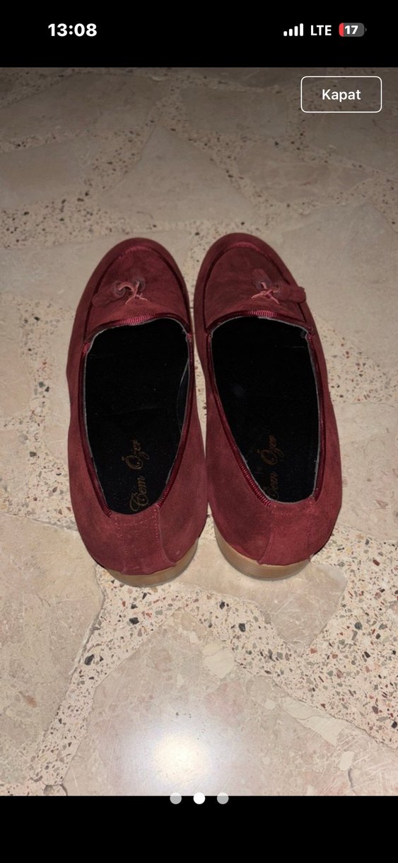 Bordo Süet Püsküllü Erkek Klasik Ayakkabı - Görsel 2