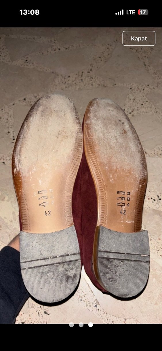 Bordo Süet Püsküllü Erkek Klasik Ayakkabı - Görsel 3