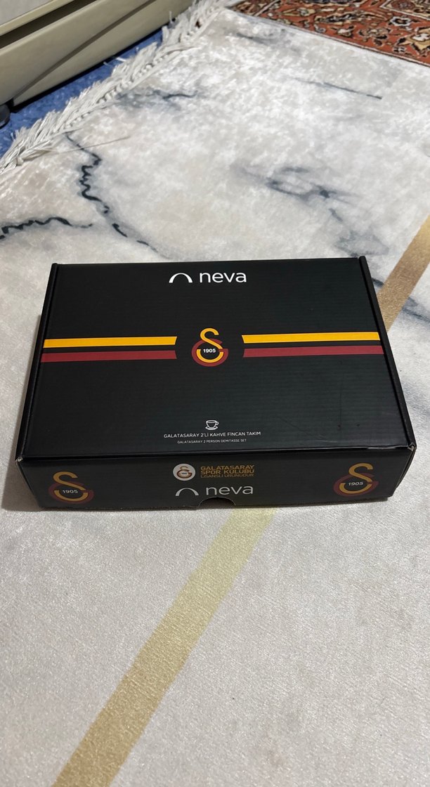 Galatasaray Logolu Beyaz Fincan Seti - Görsel 2