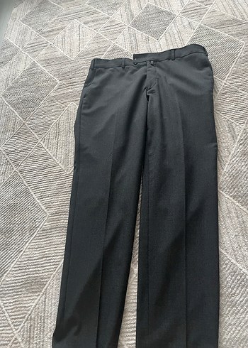 50-6 drop Beden gri Renk Gri Modern Klasik Erkek Takım Elbise