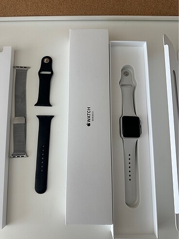 Apple watch series 3 38 mm silver aluminum