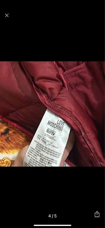 s Beden çeşitli Renk Moschino mont