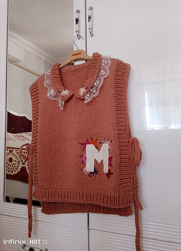 Yandan bağlamalı örgü Pinterest süveter 