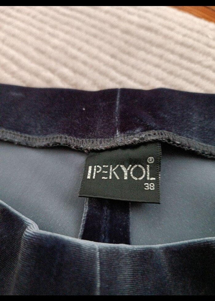 İpekyol kadife pantolon - Görsel 3