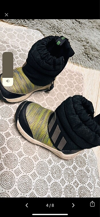 21 Beden siyah Renk Adidas Kar Botu Goretex